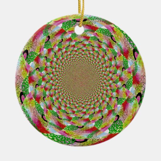 Alle Fraktale Art Keramik Ornament (Vorne)