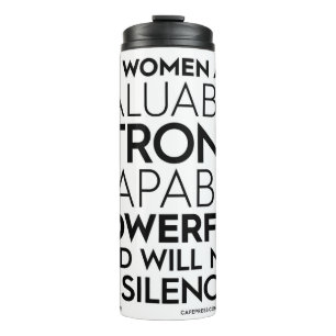 Alle Frauen sind Trommel Thermosbecher