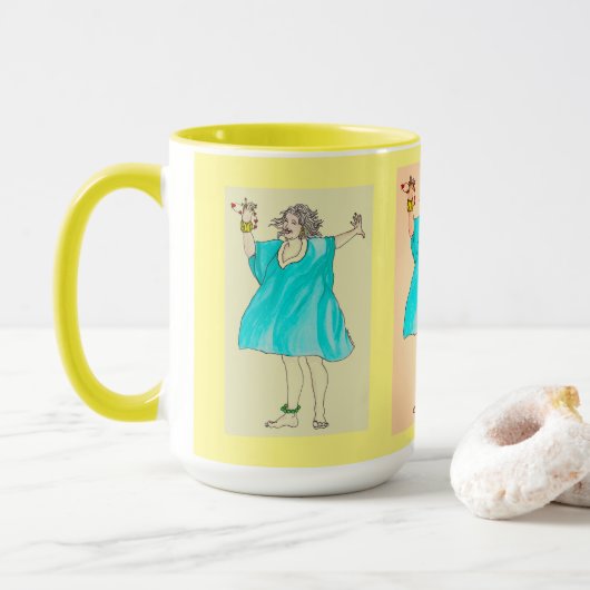 Alle Frauen tanzen Tasse (Mit Donut)