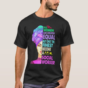 Alle Frauen werden als gleichberechtigte Finste zu T-Shirt