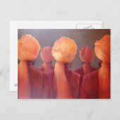 Alle fünf Staatschefs Postkarte (Vorne/Hinten)