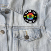 Alle für die Liebe Liebe für alle | Gay Pride Mona Button (Beispiel)