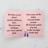 ALLE FÜR DIE OSTERE Karte AUFGESCHÜTZT (Innenseite)