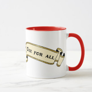 Alle für ein, eins für alle Fahnen-Tasse Tasse