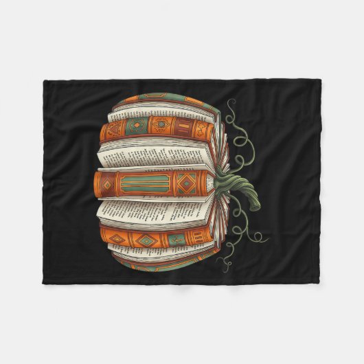 Alle für Herbst Pumpkin Herbst Librarians Teac Fleecedecke (Vorderseite (Horizontal))