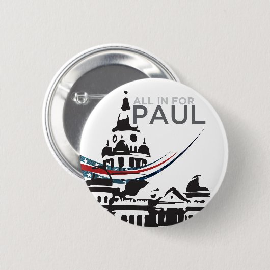Alle für Paul - Gericht-Knopf Button (Vorne & Hinten)