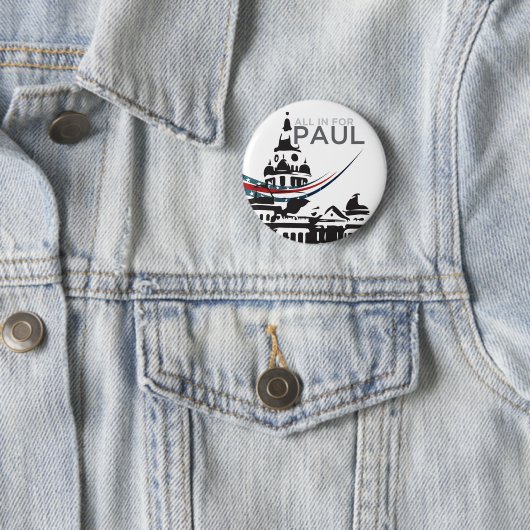 Alle für Paul - Gericht-Knopf Button (Beispiel)