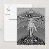 Alle für Sie Graustufen Postkarte (Vorne/Hinten)