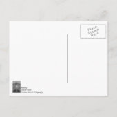 Alle für Sie Graustufen Postkarte (Rückseite)