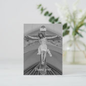 Alle für Sie Graustufen Postkarte (Stehend Vorderseite)