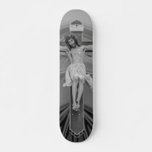 Alle für Sie Graustufen Skateboard