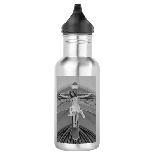 Alle für Sie Graustufen Wasserflasche (Rechts)