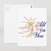 Alle für Sie Postkarte (Vorne/Hinten)