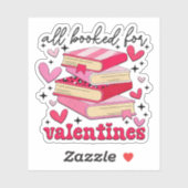 Alle für Valentine gebucht - Valentinsticker Aufkleber (Blatt)