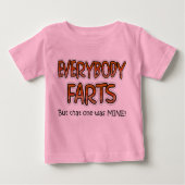 Alle Furzen außer dieser war MINE! Baby T-shirt (Vorderseite)