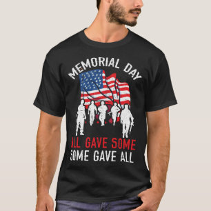 Alle gaben einige gab allen USA Flag American Memo T-Shirt