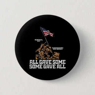 Alle gaben einigen ein paar Soldaten US-Flag-Memor Button