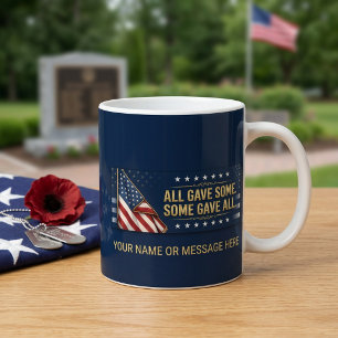 Alle gaben etwas, einige gaben alles Benutzerdefin Kaffeetasse