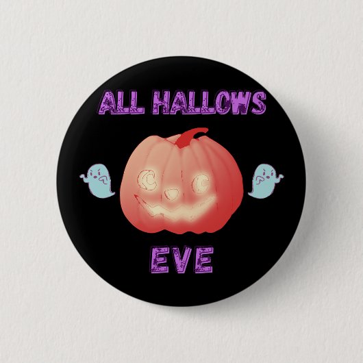 Alle Galgen Halloween Pumpkin und Geister Button (Vorderseite)