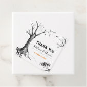 Alle Galgen zu Halloween Tree Square Gefälligkeits Geschenkanhänger (Beispiel)