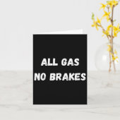 Alle Gas No Brakes Workout Bodybuilding Warrior's  Karte (Gelbe Blume)