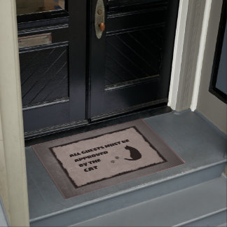 Alle Gäste müssen vom Cat Doormat zugelassen werde Fußmatte