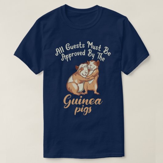 Alle Gäste müssen von der Niedlichen Guinea Pig T-Shirt (Design vorne)