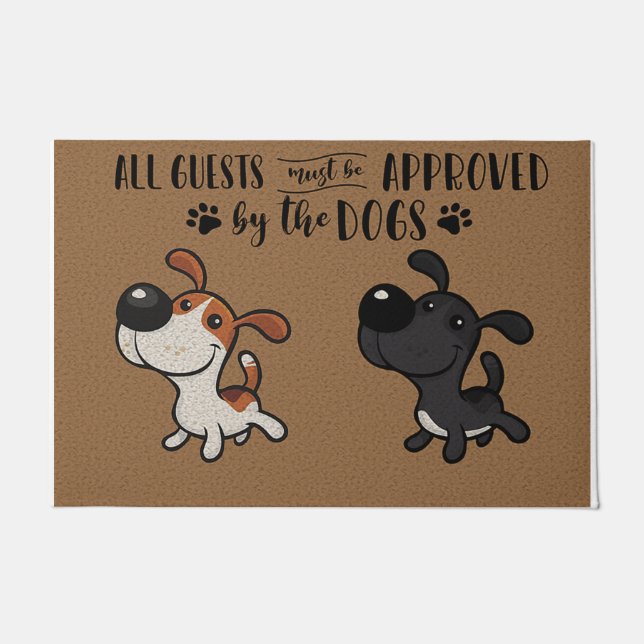 Alle Gäste müssen von Hunden zugelassen werden, se Fußmatte (Vorderseite)