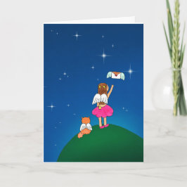 Alle Gebete gehen in den Himmel Grußkarte Karte