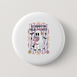 Alle Gebucht Für Halloween Lehrer Geist Button