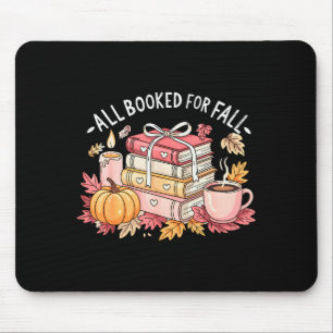 Alle Gebucht Für Herbst Bücher Kaffee Herbst Blätt Mousepad