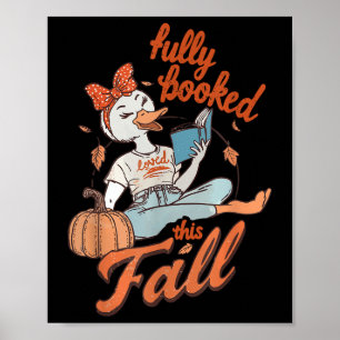 Alle gebucht für Herbst Mädchen Herbstsaison Büche Poster