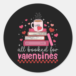 Alle gebucht für Valentine Teacher Valentinstag Bo Runder Aufkleber