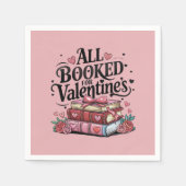 Alle gebucht für Valentine's Serviette (Vorderseite)