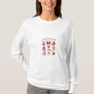 Alle gebucht für Valentinstag Illustration T-Shirt