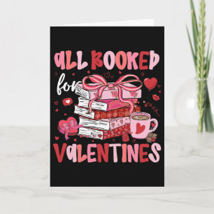 Alle gebucht für Valentinstag Lustiges Buch Kaffee Karte