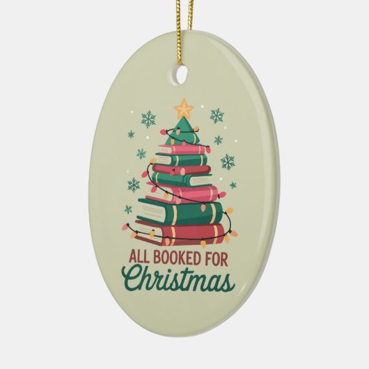 Alle gebucht für Weihnachten Bibliothekar Lover Tr Keramik Ornament (Links)