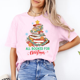 Alle gebucht für Weihnachten Frohe Weihnachtsgesch T-Shirt