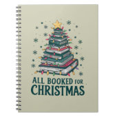 Alle gebucht für Weihnachten Geschenk für Libraria Notizblock (Vorderseite)