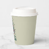 Alle gebucht für Weihnachten Geschenk für Libraria Pappbecher (Links)