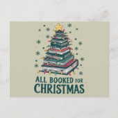 Alle gebucht für Weihnachten Geschenk für Libraria Postkarte (Vorderseite)