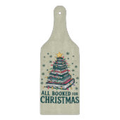 Alle gebucht für Weihnachten Geschenk für Libraria Schneidebrett (Vorderseite)