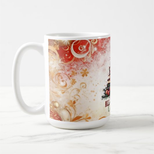 Alle gebucht für Weihnachten Keramik Tasse (Links)