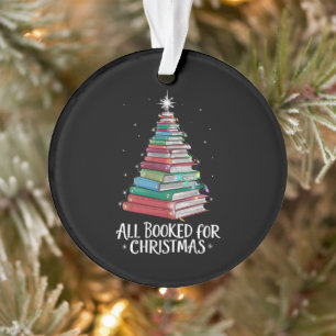 Alle gebucht für Weihnachten Librarian Xma Buchlie Ornament