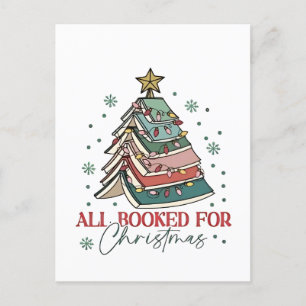 Alle gebucht für Weihnachtsbuch Weihnachten Weihna Einladungspostkarte