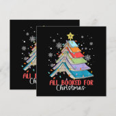 Alle gebucht für Weihnachtsbuch Weihnachtsbaum Lic Dankeskarte (Vorne/Hinten)