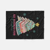 Alle gebucht für Weihnachtsbuch Weihnachtsbaum Lic Fleecedecke (Vorderseite (Horizontal))