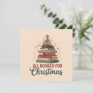 Alle gebucht für Weihnachtsbuchbaum Weihnachten Le Einladung