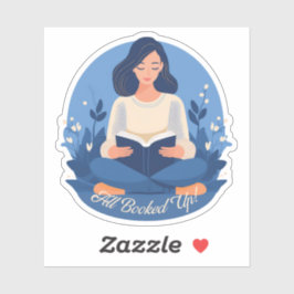 "Alle gebucht!" Zeitschriftenaufkleber lesen Aufkleber