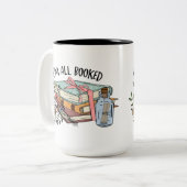 Alle gebuchten Blume Lesebänder in Flaschen Zweifarbige Tasse (Vorderseite Links)